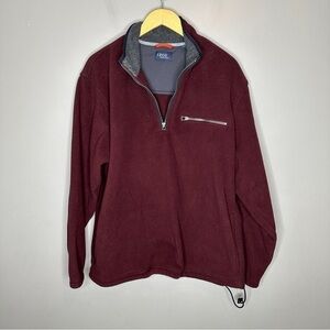 Izod performance 1/4 zip fleece